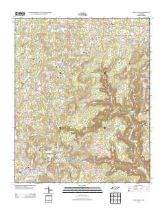 Tracy City 2013 topographic map thumbnail
