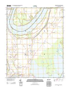 Tiptonville 2013 topographic map thumbnail