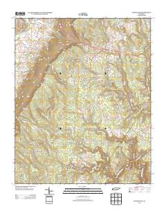 Henson Gap 2013 topographic map thumbnail