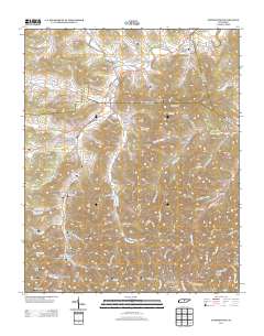 Auburntown 2013 topographic map thumbnail