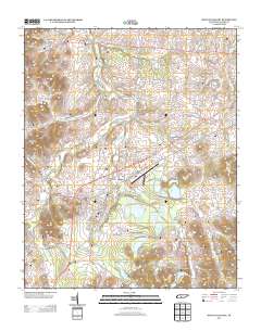 Mount Pleasant 2013 topographic map thumbnail
