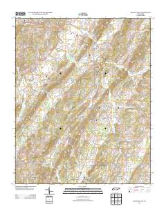 Tranquillity 2013 topographic map thumbnail