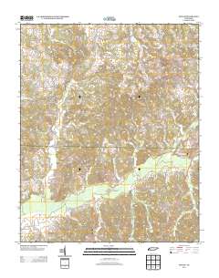 Teague 2013 topographic map thumbnail