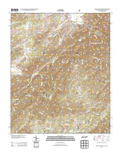 Tellico Plains 2013 topographic map thumbnail