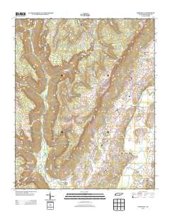 Whitwell 2013 topographic map thumbnail
