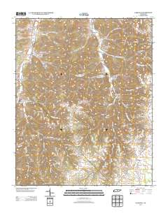 Gassaway 2013 topographic map thumbnail