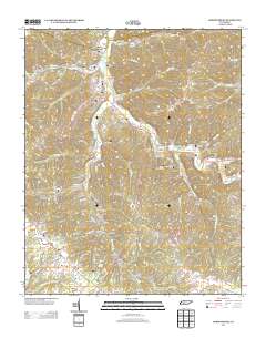 Gordonsburg 2013 topographic map thumbnail