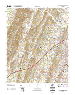 South Cleveland 2013 topographic map thumbnail