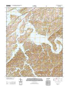 Vonore 2013 topographic map thumbnail