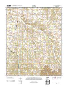 Fountain Head 2013 topographic map thumbnail