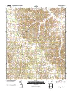Bodenham 2013 topographic map thumbnail