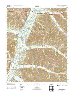 Daniels Landing 2013 topographic map thumbnail