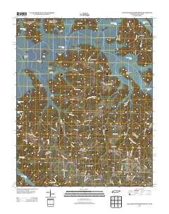 Dale Hollow Reservoir SE 2013 topographic map thumbnail