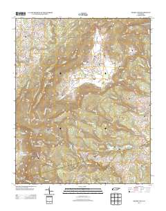 Grassy Cove 2013 topographic map thumbnail