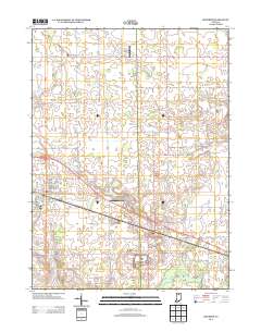Bourbon 2013 topographic map thumbnail