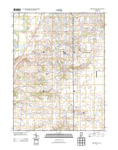 Bargersville 2013 topographic map thumbnail