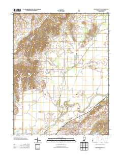 Brownstown 2013 topographic map thumbnail