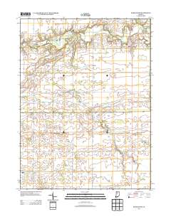 Burlington 2013 topographic map thumbnail