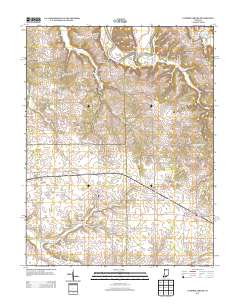 Campbellsburg 2013 topographic map thumbnail