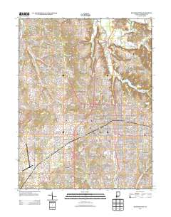 Bloomington 2013 topographic map thumbnail