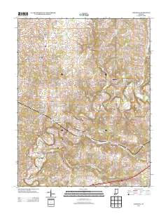 Crandall 2013 topographic map thumbnail