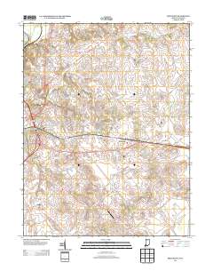Fritchton 2013 topographic map thumbnail