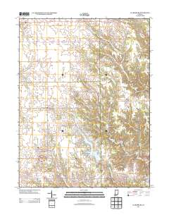 Clarksburg 2013 topographic map thumbnail