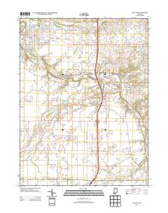 Gas City 2013 topographic map thumbnail