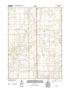 Gaston 2013 topographic map thumbnail