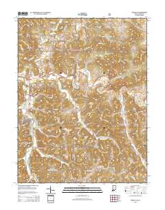 French Lick 2014 topographic map thumbnail