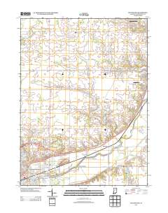 Huntington 2013 topographic map thumbnail