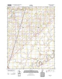 Grabill 2013 topographic map thumbnail