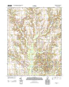 Hymera 2013 topographic map thumbnail