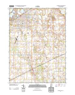 LaPorte East 2013 topographic map thumbnail