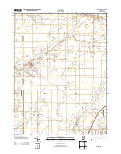 Lapel 2013 topographic map thumbnail