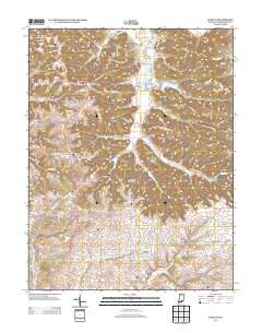 Kossuth 2013 topographic map thumbnail