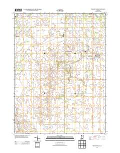 Medaryville 2013 topographic map thumbnail