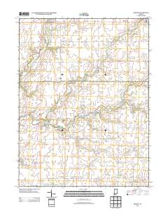 Milroy 2013 topographic map thumbnail