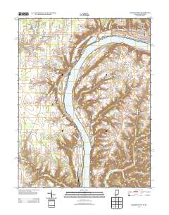 Madison West 2013 topographic map thumbnail