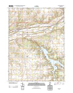 Lagro 2013 topographic map thumbnail