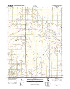 Liberty Center 2013 topographic map thumbnail