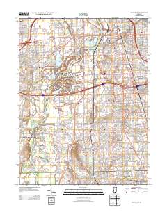 Maywood 2013 topographic map thumbnail