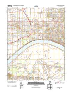 Newburgh 2013 topographic map thumbnail