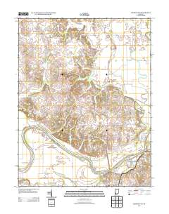 Monroe City 2013 topographic map thumbnail