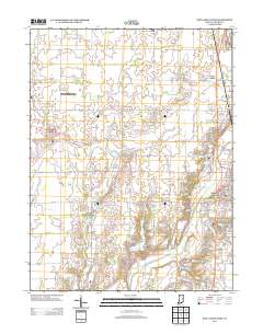 New Castle West 2013 topographic map thumbnail