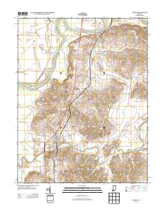 Patoka 2013 topographic map thumbnail