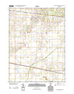 Kingsford Heights 2013 topographic map thumbnail