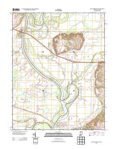New Harmony 2013 topographic map thumbnail