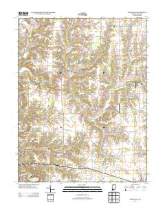 Pierceville 2013 topographic map thumbnail