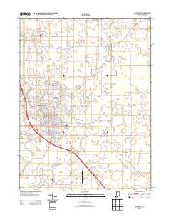 Lebanon 2013 topographic map thumbnail